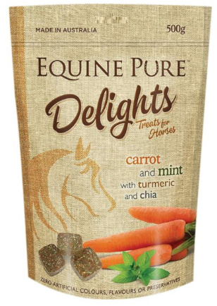 EQUINE PURE DELIGHT CARROT MINT 500G